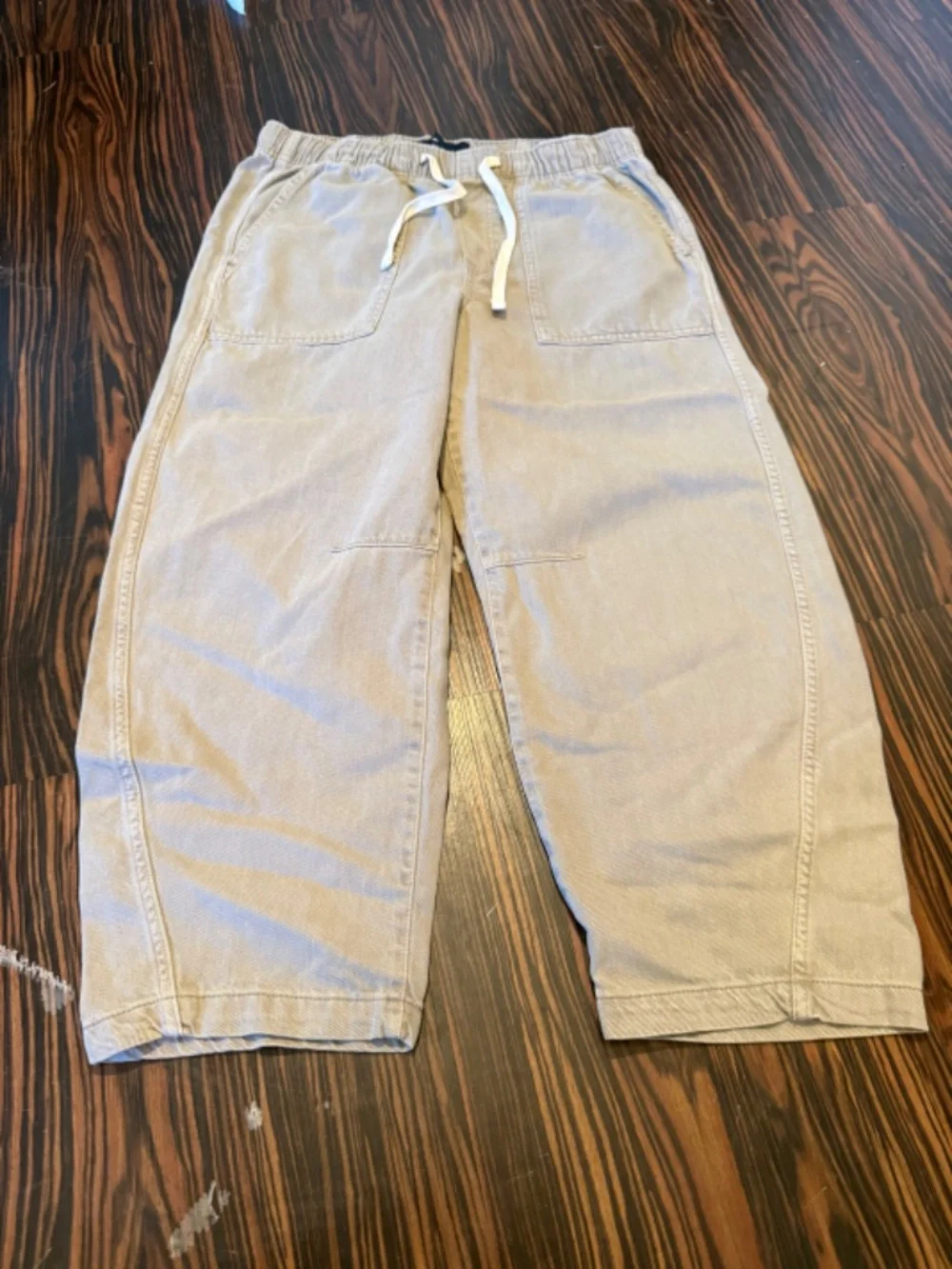 Gap Supersoft pull-on barrel jeans